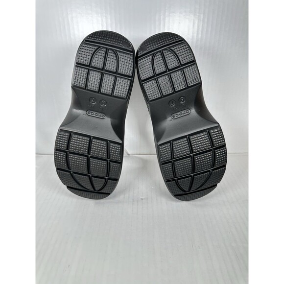 Size 7 Womens Crocs Stomp Fisherman Sandal Chalk White 209938-0WV Unisex NEW - Picture 7 of 8